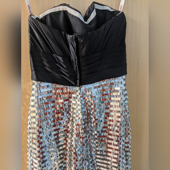 Silver Prom Gown - Picture 3 of 6